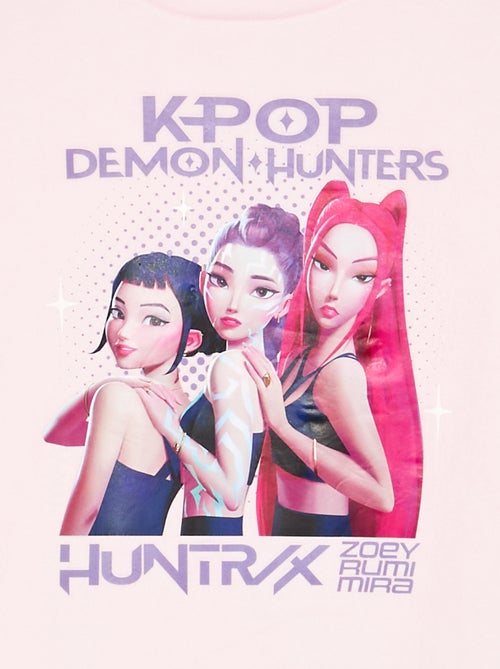 Pijama 'KPop Demon Hunters' 2 peças - T-shirt de manga comprida + calças - Kiabi