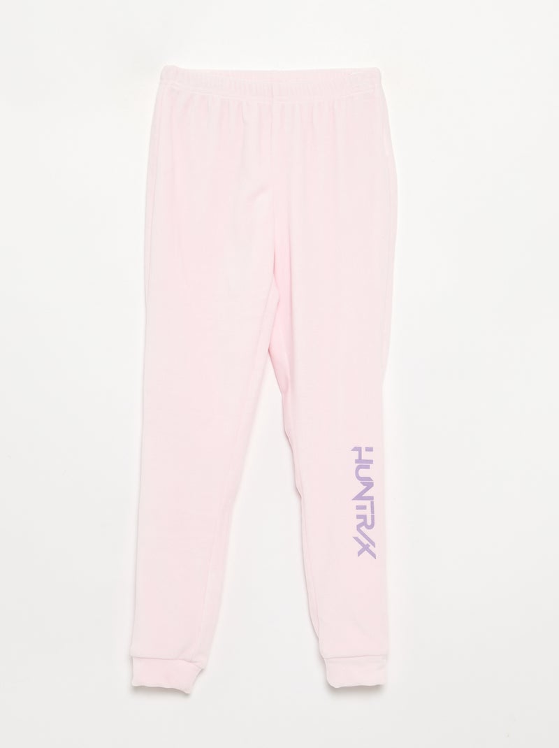 Pijama 'KPop Demon Hunters' 2 peças - T-shirt de manga comprida + calças Rosa - Kiabi