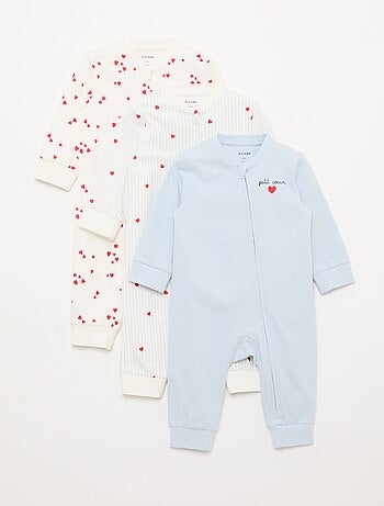 Pijama leve canelado sem pés