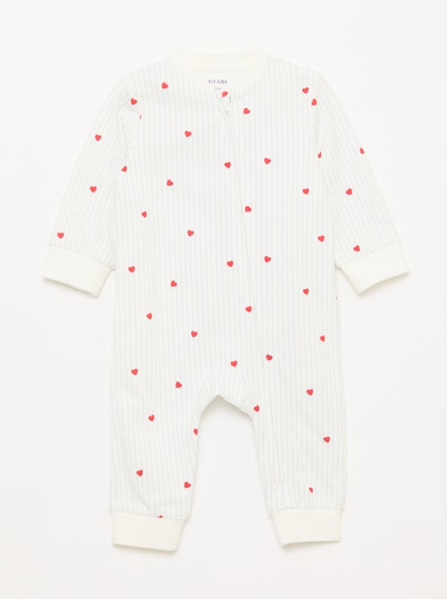 Pijama leve canelado sem pés - Kiabi Pijama leve canelado sem pés - Kiabi