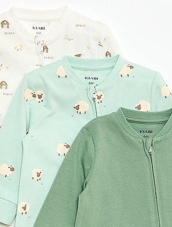 Pijama leve canelado sem pés