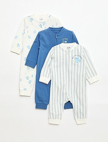 Pijama leve canelado sem pés