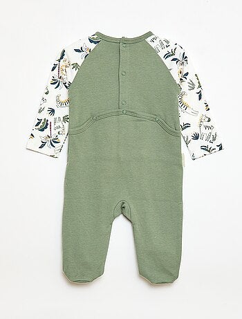 Pijama leve com bolso canguru