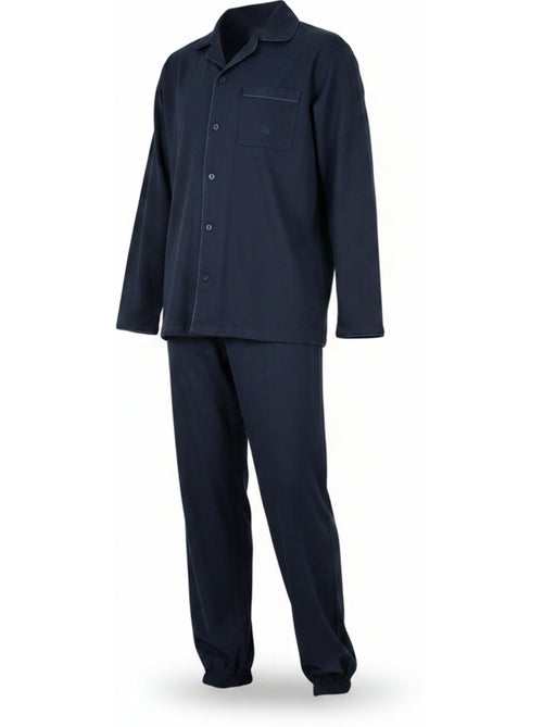 Pijama Longo Homem Totalmente Abotoado 100% Algodão OLIVER GRANT PARIS - Kiabi Pijama Longo Homem Totalmente Abotoado 100% Algodão OLIVER GRANT PARIS - Kiabi