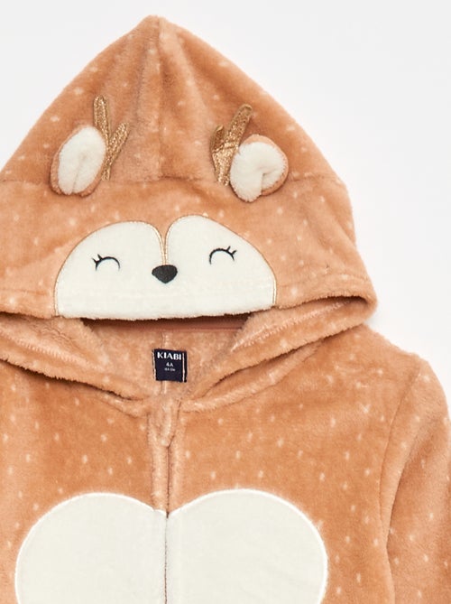 Pijama Macacão com Capuz Animado - Kiabi