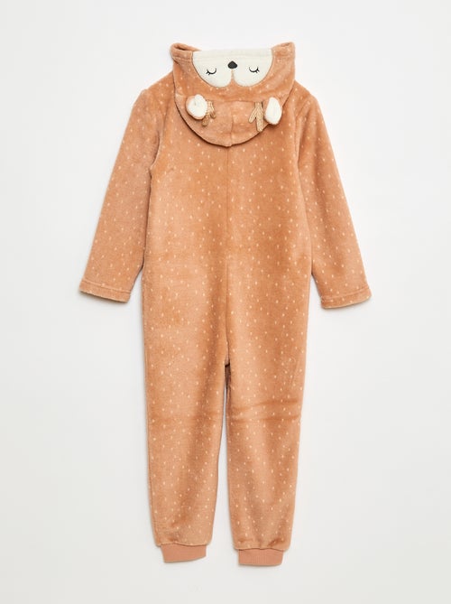 Pijama Macacão com Capuz Animado - Kiabi