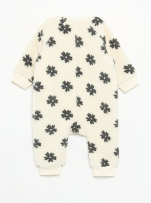 Pijama-macacão de dormir muito quente em tecido polar - Kiabi