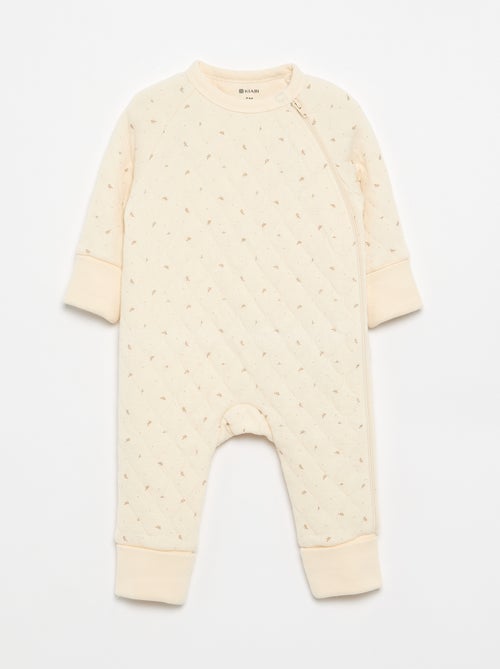Pijama-macacão de moletão - Kiabi