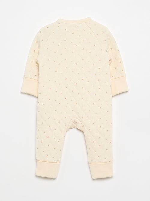 Pijama-macacão de moletão - Kiabi