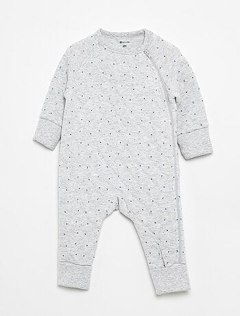 Pijama-macacão de moletão