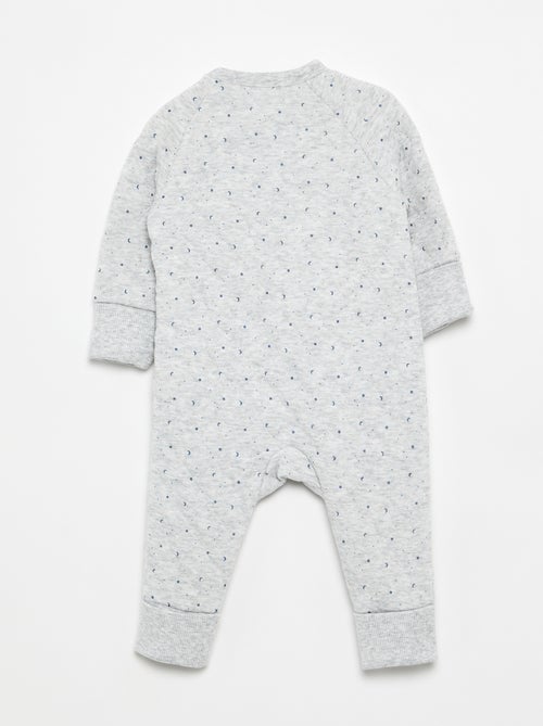 Pijama-macacão de moletão - Kiabi
