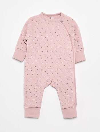 Pijama-macacão de moletão