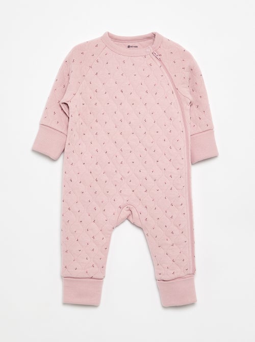 Pijama-macacão de moletão - Kiabi