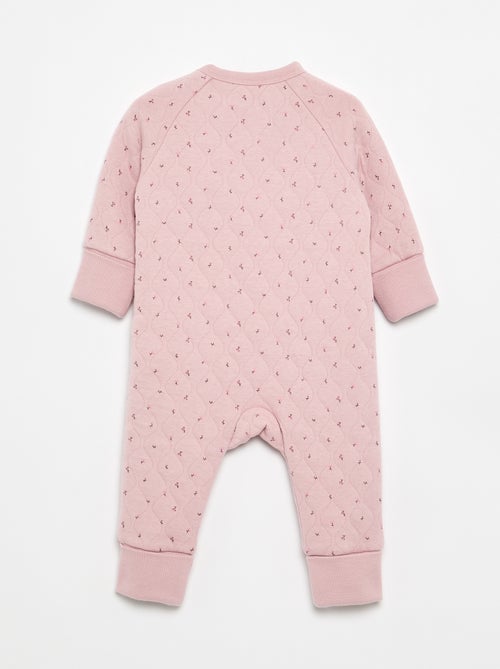 Pijama-macacão de moletão - Kiabi
