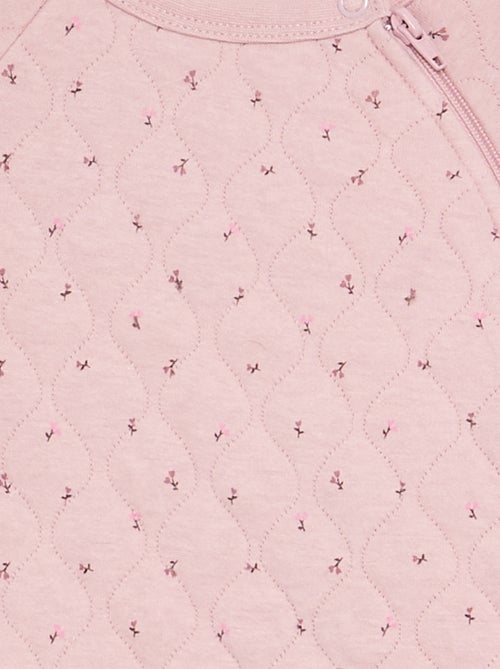 Pijama-macacão de moletão - Kiabi
