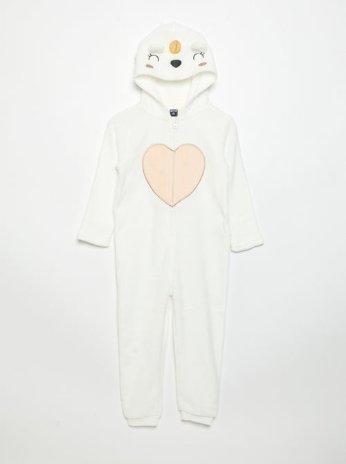 Pijama macacão de polar - Kiabi