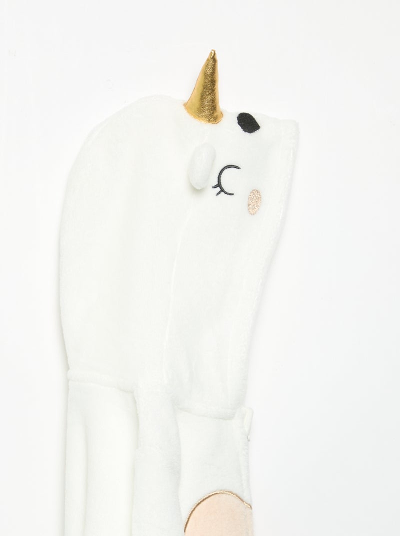 Pijama macacão de polar Branco - Kiabi