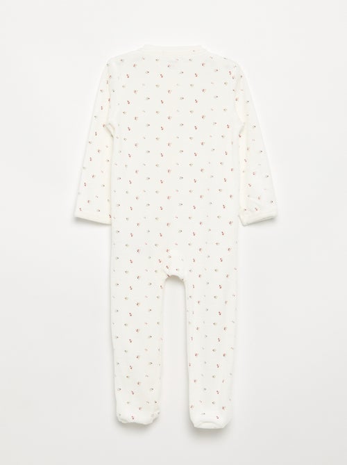 Pijama macacão de veludo canelado - Kiabi Pijama macacão de veludo canelado - Kiabi