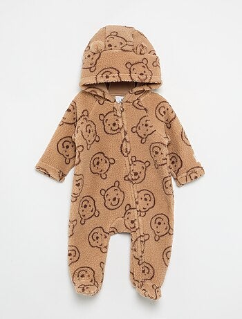 Pijama macacão 'Disney' com efeito carneirinho