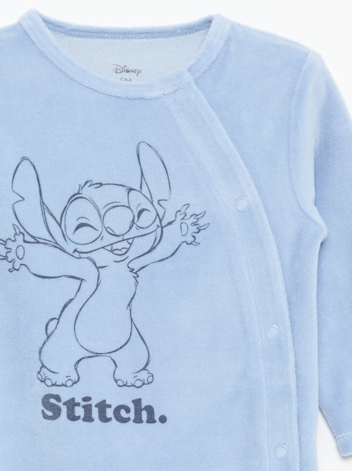 Pijama-macacão 'Disney' de manga comprida de veludo - Kiabi Pijama-macacão 'Disney' de manga comprida de veludo - Kiabi