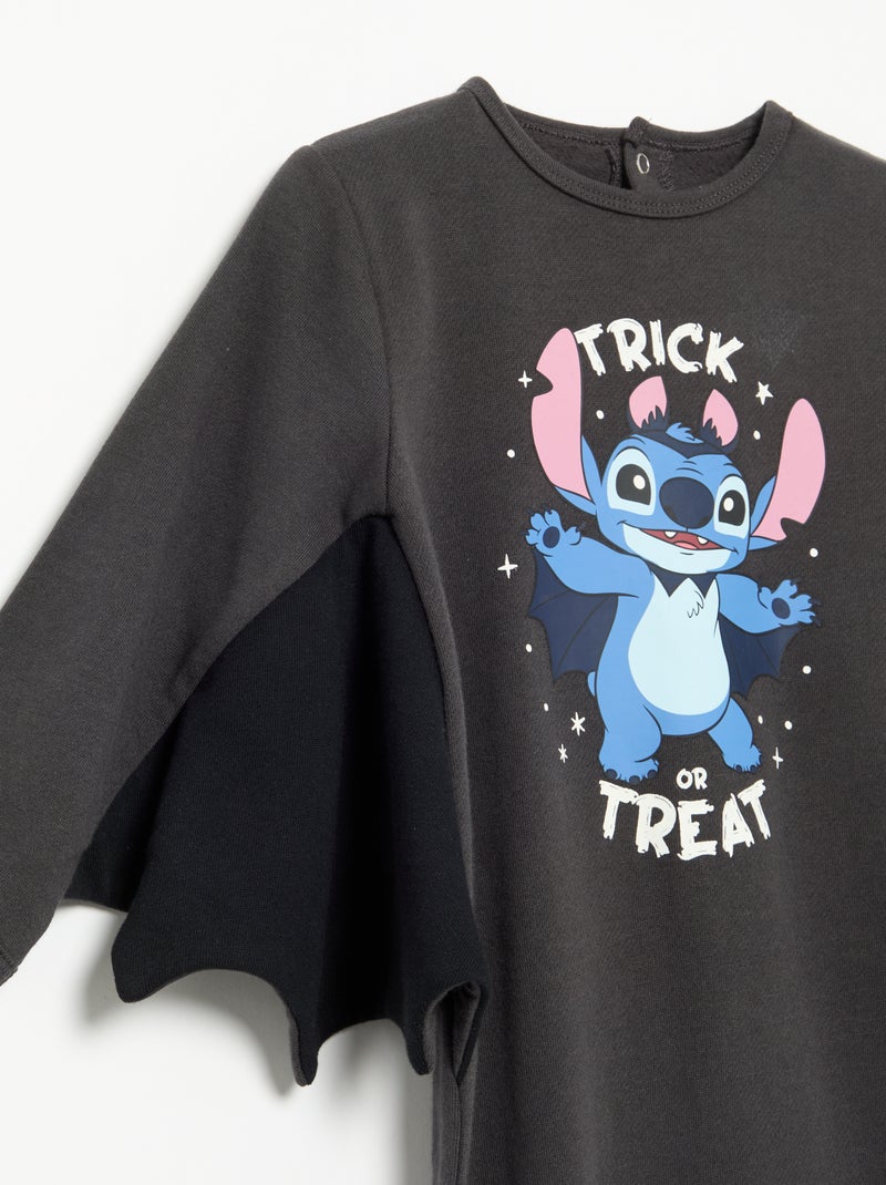 Pijama macacão "Disney" "Halloween" com mangas estilo morcego Preto - Kiabi