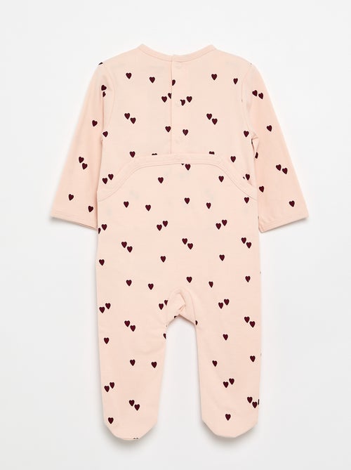 Pijama macacão em jérsei de algodão - Kiabi