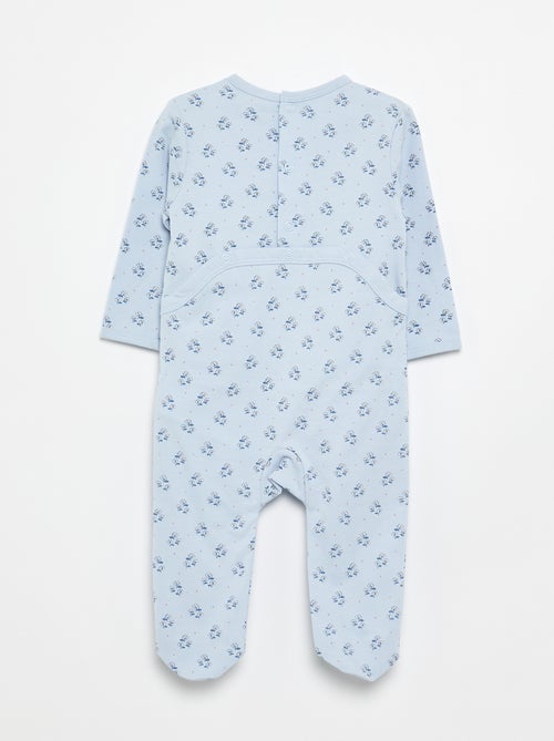 Pijama macacão em jersey de algodão - Kiabi Pijama macacão em jersey de algodão - Kiabi