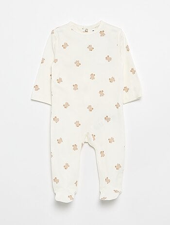 Pijama de algodão jersey para dormir