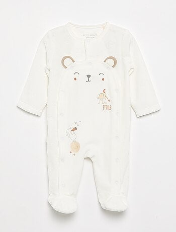 Pijama macacão "Petit Béguin" com animação