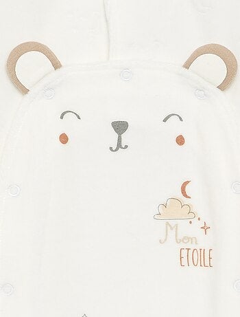 Pijama macacão "Petit Béguin" com animação