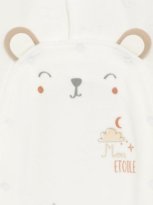 Pijama macacão "Petit Béguin" com animação - Kiabi Pijama macacão "Petit Béguin" com animação - Kiabi