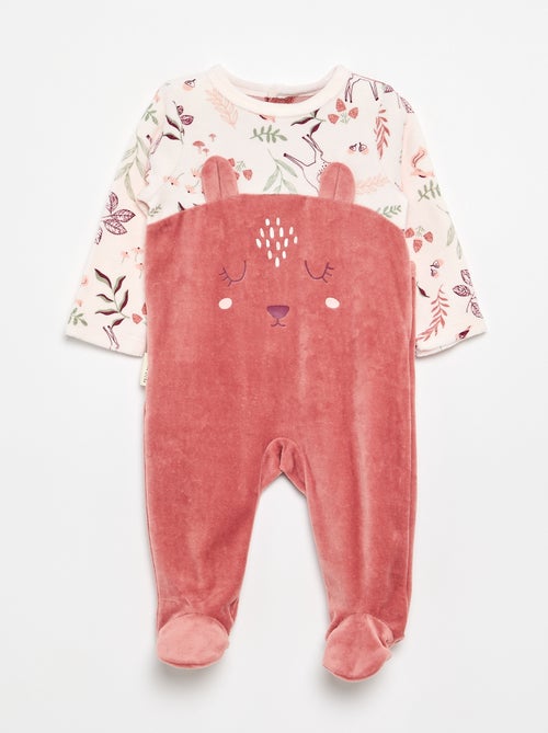 Pijama-macacão 'Petit Béguin' - Kiabi
