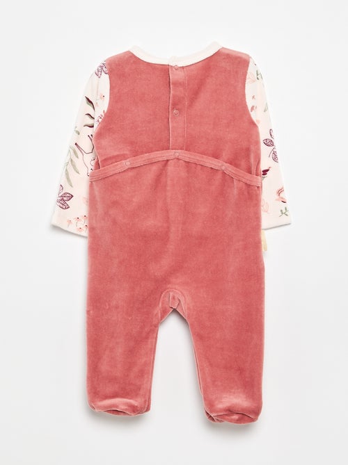Pijama-macacão 'Petit Béguin' - Kiabi