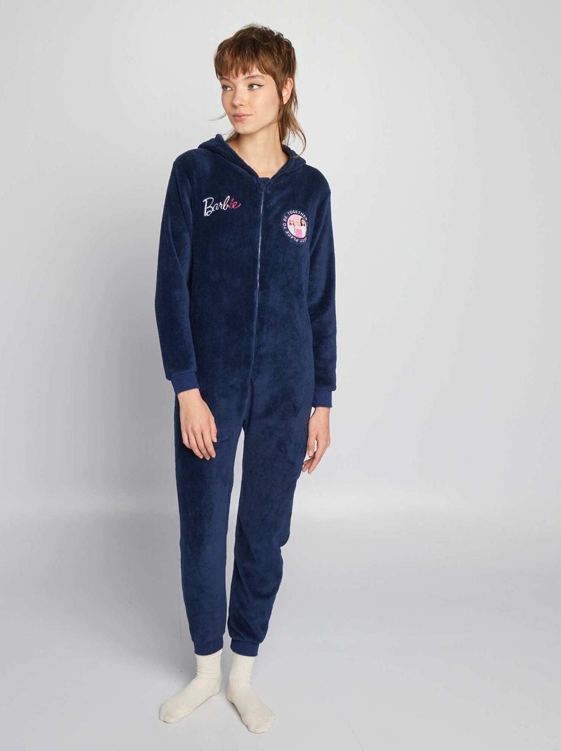 Pijama macacão polar 'Barbie' AZUL - Kiabi