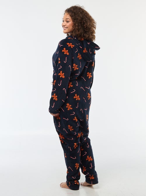 Pijama Macacão Polar 'Natal' com Estampa - 2 peças - Kiabi