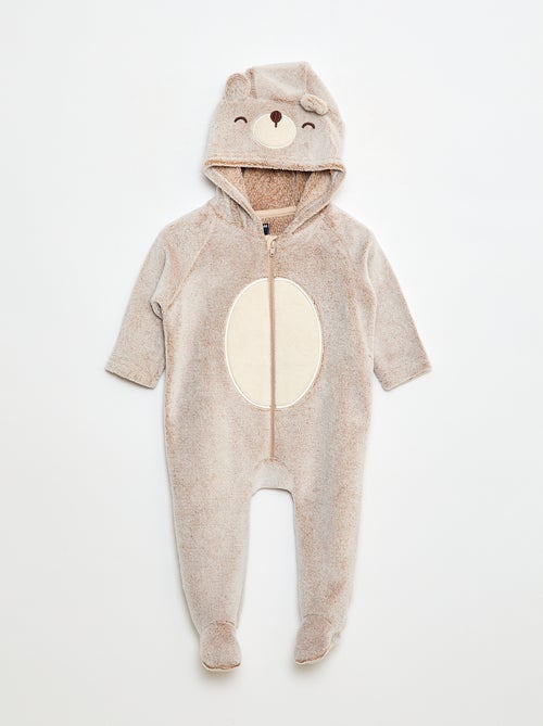 Pijama macacão quente animal - Kiabi