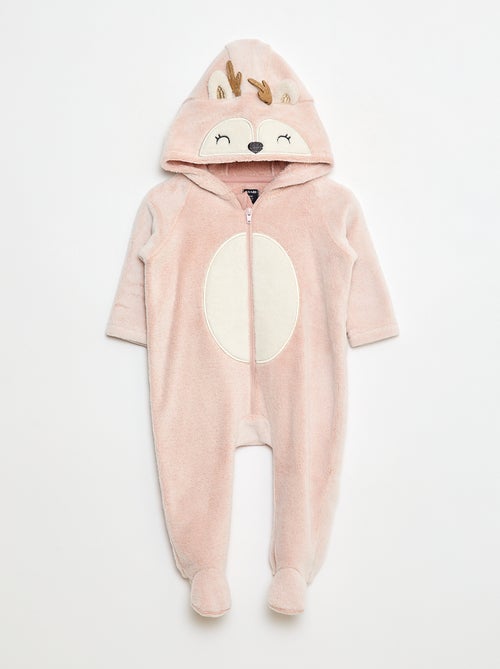 Pijama macacão quente animal - Kiabi