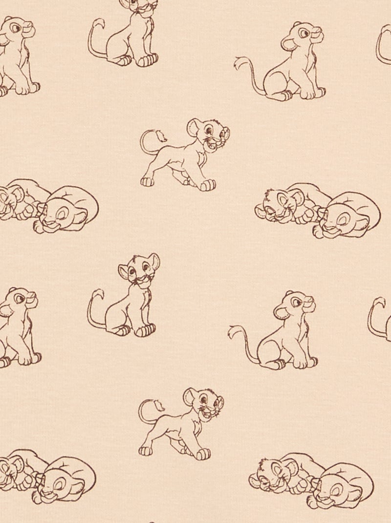 Pijama-macacão 'Simba' 'Disney' Bege - Kiabi