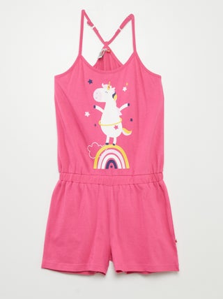 Pijama-macacão 'unicórnio'