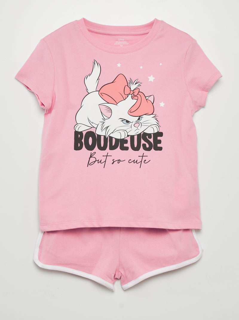 Pijama 'Marie' 'Os Aristogatos' 'Disney' - 2 peças ROSA - Kiabi