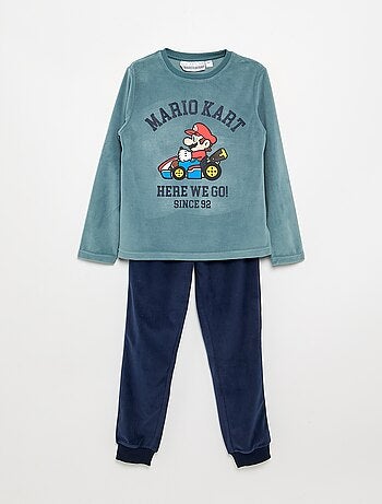 Pijama 'Mario Kart' de 2 peças - T-shirt de manga comprida + calças