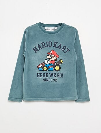Pijama 'Mario Kart' de 2 peças - T-shirt de manga comprida + calças