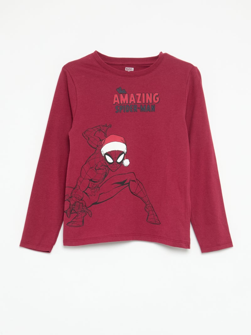 Pijama 'Marvel' 'Spiderman' de 2 peças Vermelho - Kiabi