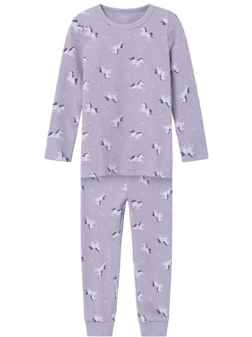 Pijama Mauve de Menina Name it Unicórnio - Kiabi Pijama Mauve de Menina Name it Unicórnio - Kiabi