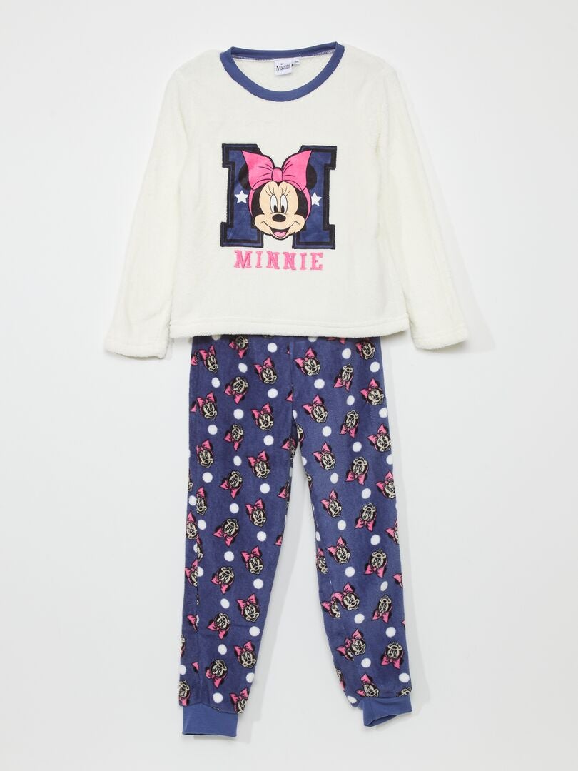 Pijama 'Minnie' da 'Disney' Branco/ Azul - Kiabi