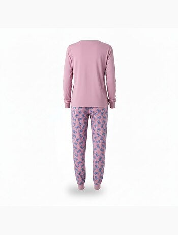 Pijama mulher algodão polar bordado lurex ozabi