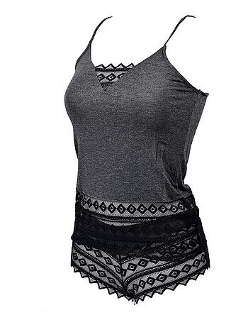 Pijama mulher no publik em algodão - pack de 2