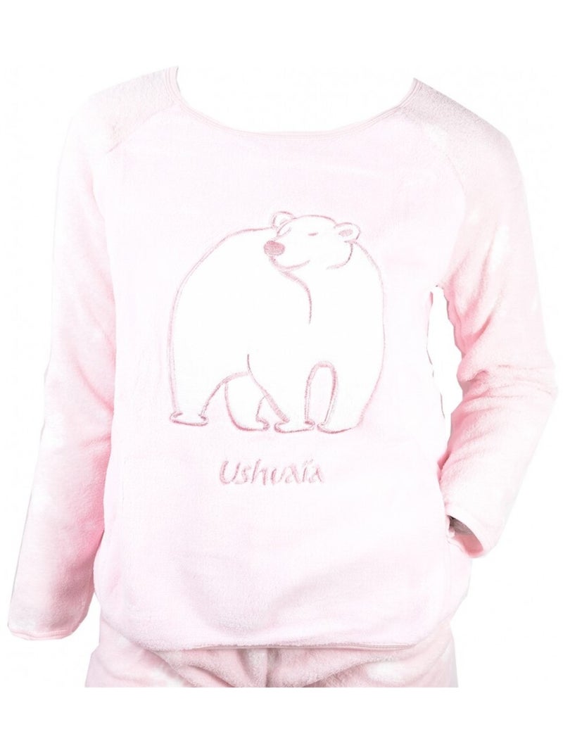 Pijama Mulher USHUAIA Rosa - Kiabi