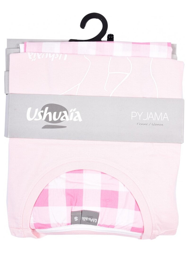 Pijama Mulher USHUAIA Rosa - Kiabi