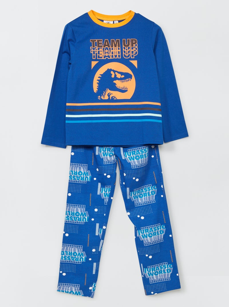 Pijama 'Mundo Jurássico' Azul - Kiabi